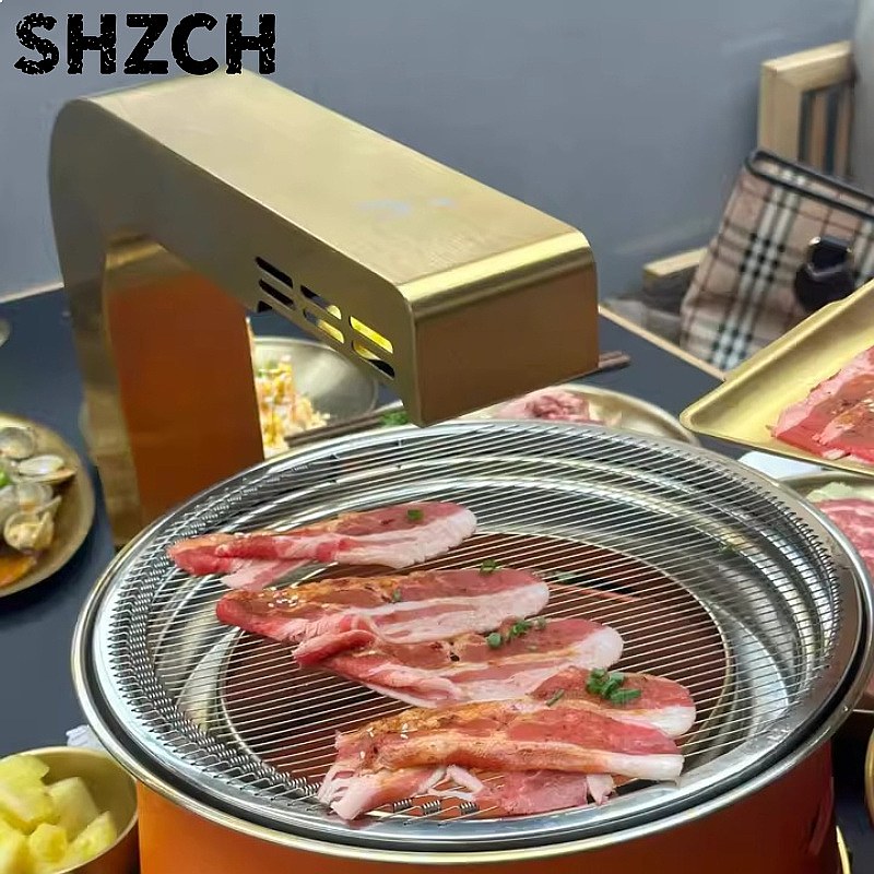 Commercial Kitchen Hood Cleaning - Opwaartse lucht BBQ afzuigkap elleboogconnector buis