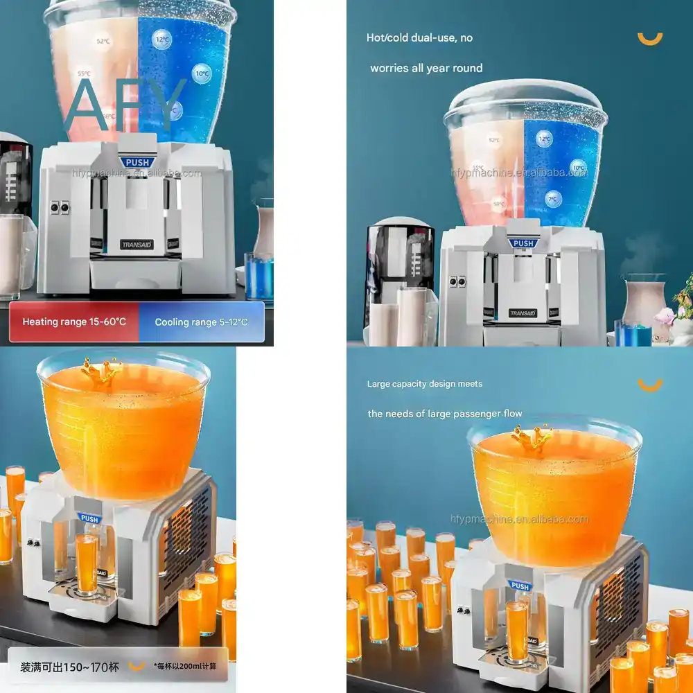 Cold Drink Dispenser - 50L CE-gecertificeerde commerciële drankenautomaat voor warme