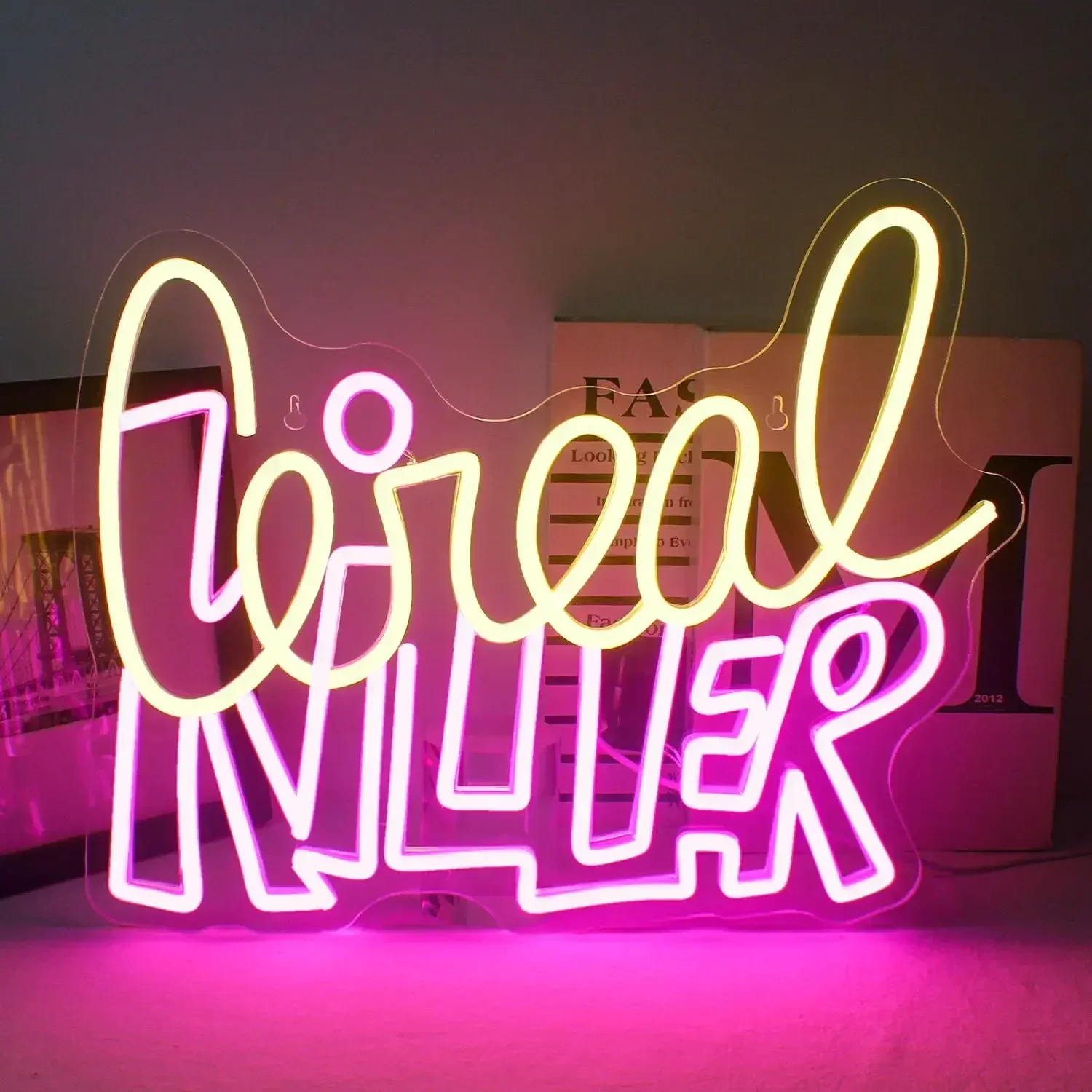Commercial Kitchen Quotes - Cereal Killer Neonbord LED Wanddecoratie USB-aangedreven