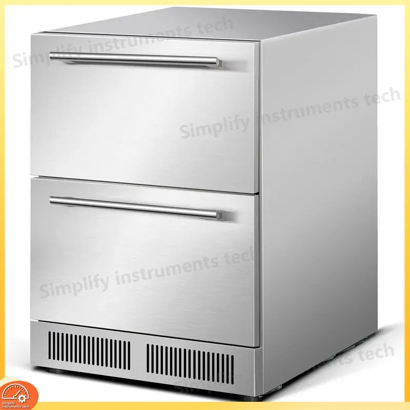 Commercial Kitchen Zones - RVS dubbele zone wijnkoeler koelkast barlade