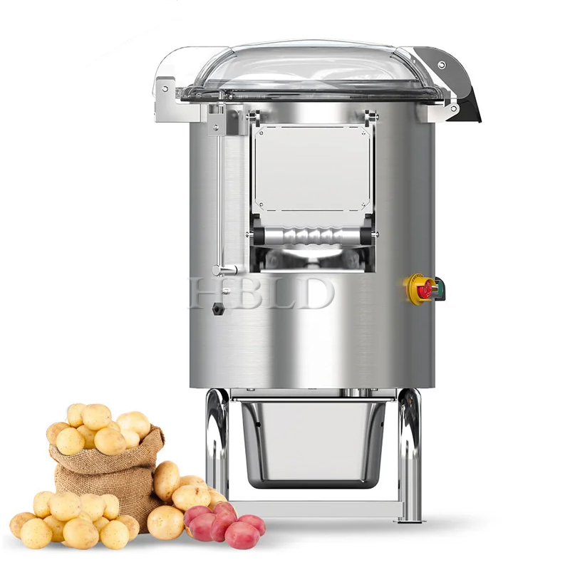 Commercial Potato Peeler - Elektrische commerciële roestvrijstalen aardappel- en wortelreinigingsmachine,