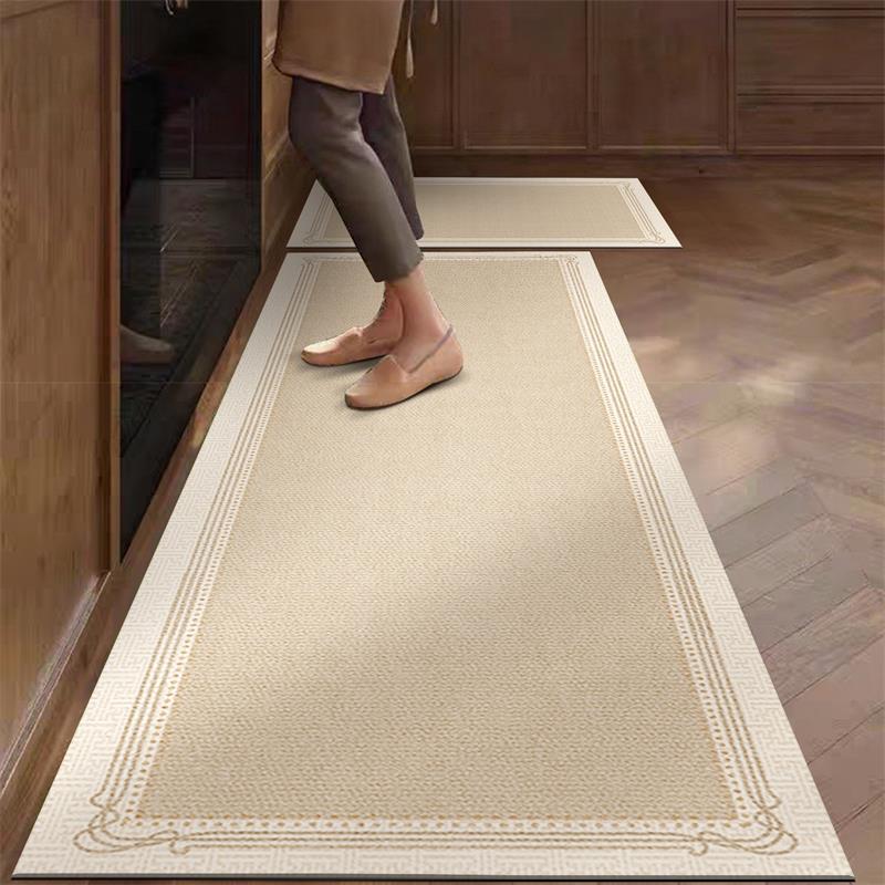 Commercial Kitchen Vinyl Flooring - Keukenkleed Pvc Waterdicht Leren Tapijt Beige