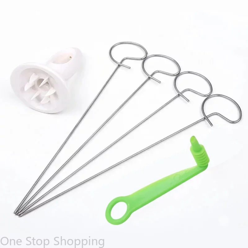 Commercial Potato Peeler - Spiralizer Chips Maker met 4 roestvrijstalen