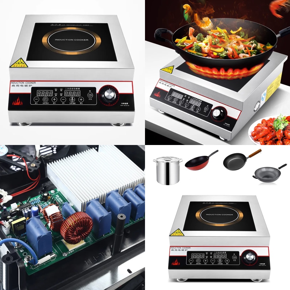 Commercial Kitchen Zones - 5000W Inductiekookplaat voor commercieel gebruik in