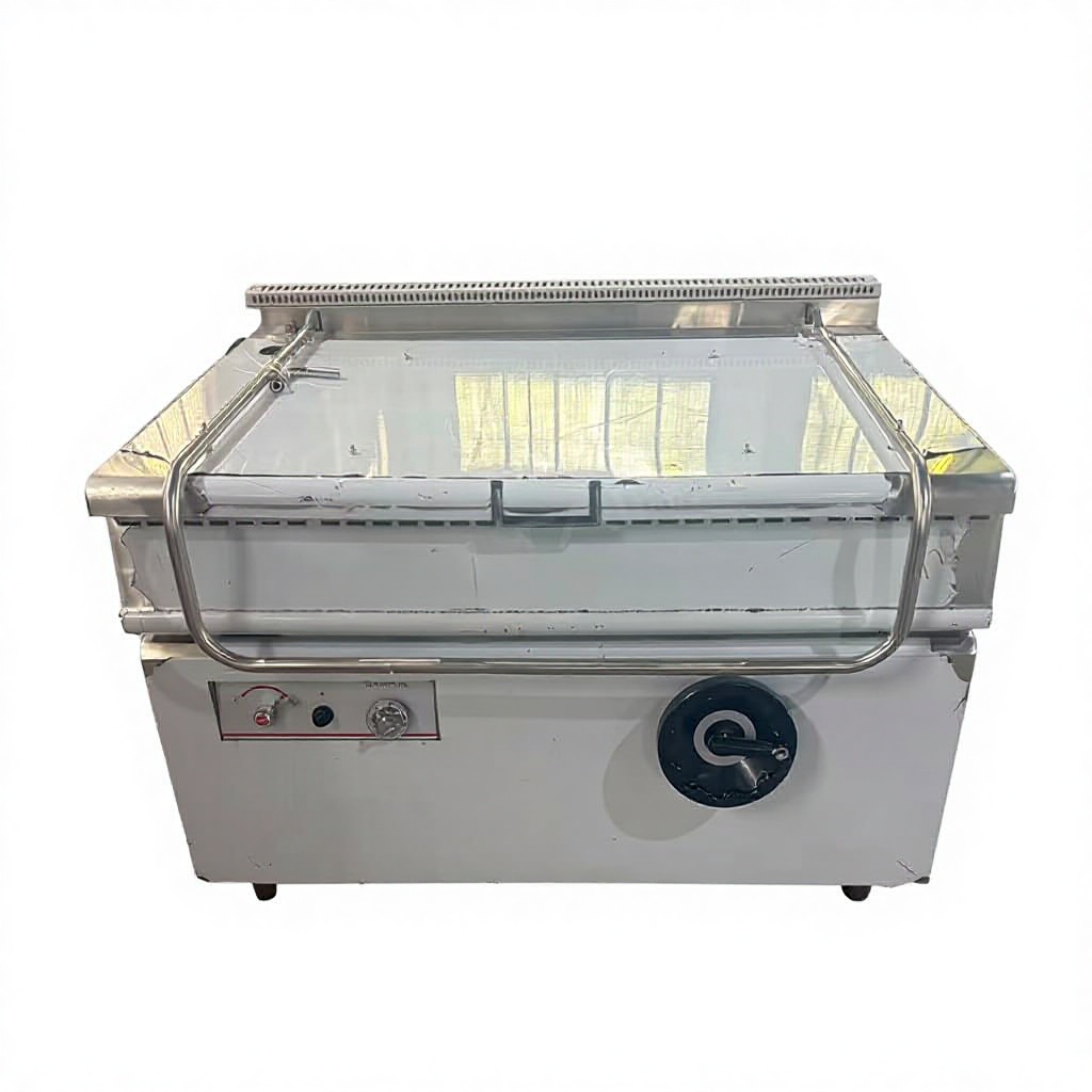 Commercial Kitchen Zones - Commerciële, zware 80L roestvrijstalen kantelbare gasbraadpan