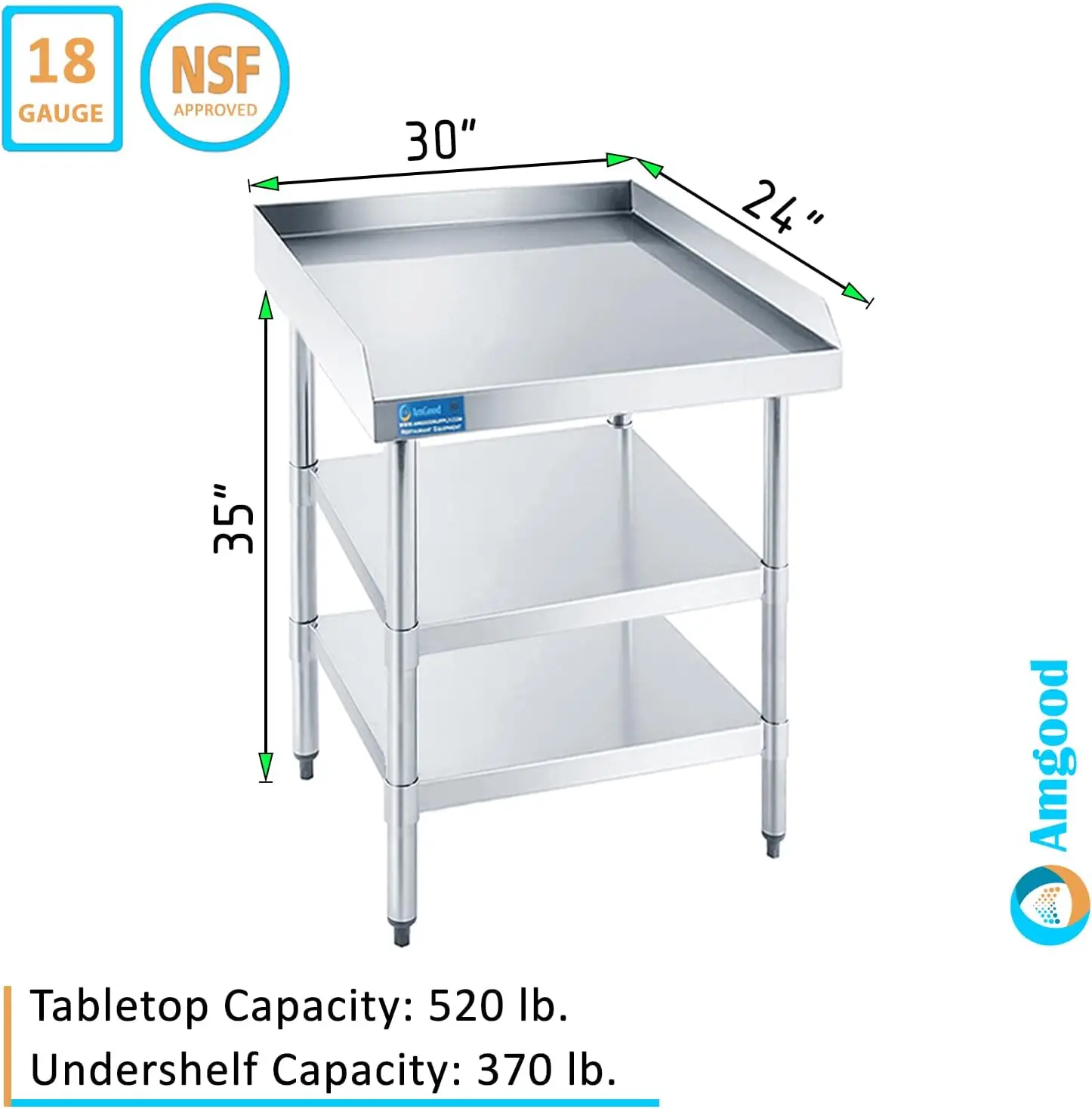 Commerciële werktafel met acht - Commercial Kitchen Backsplash recensie en prijs