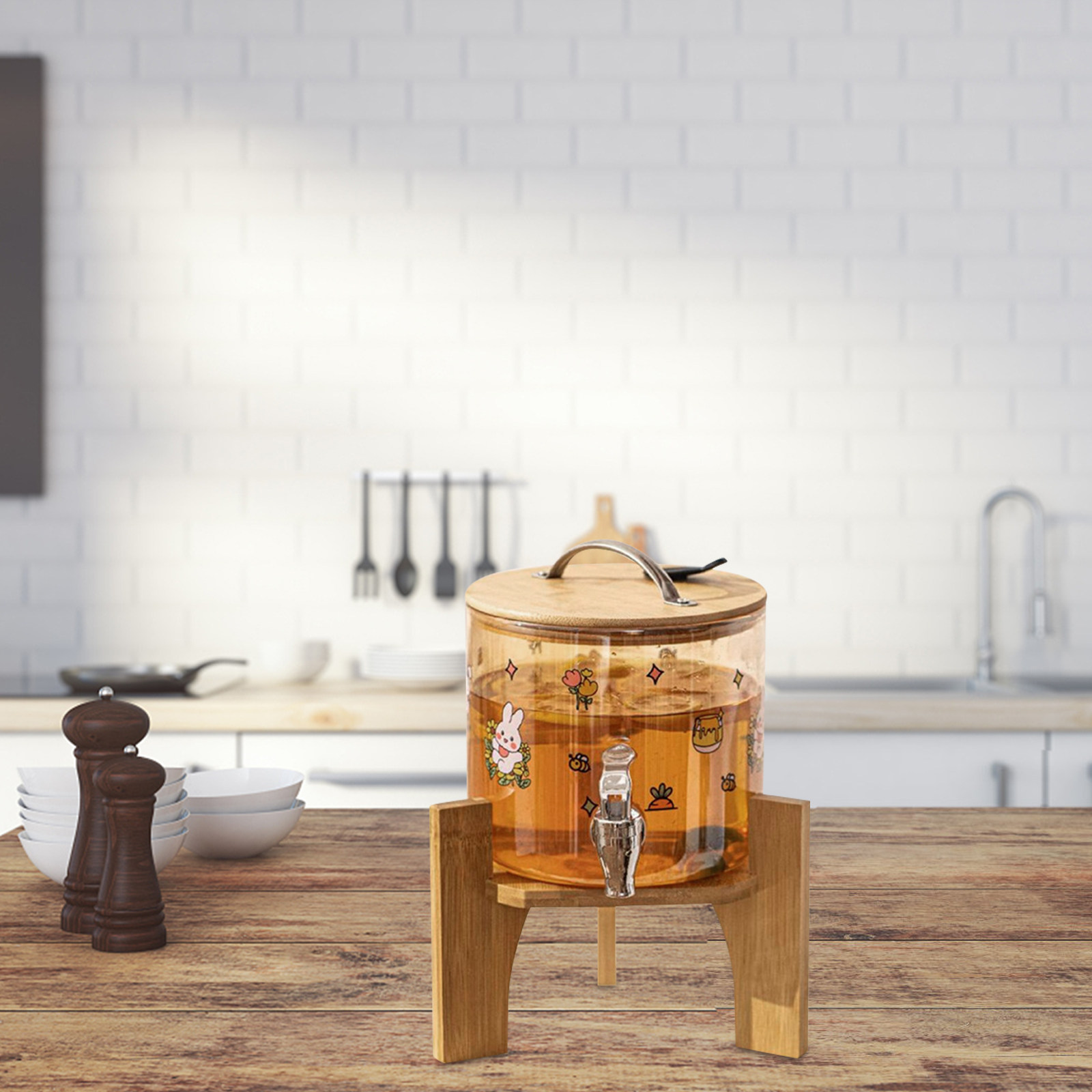 Stevige bamboe drankdispensers - Cold Drink Dispenser recensie en prijs