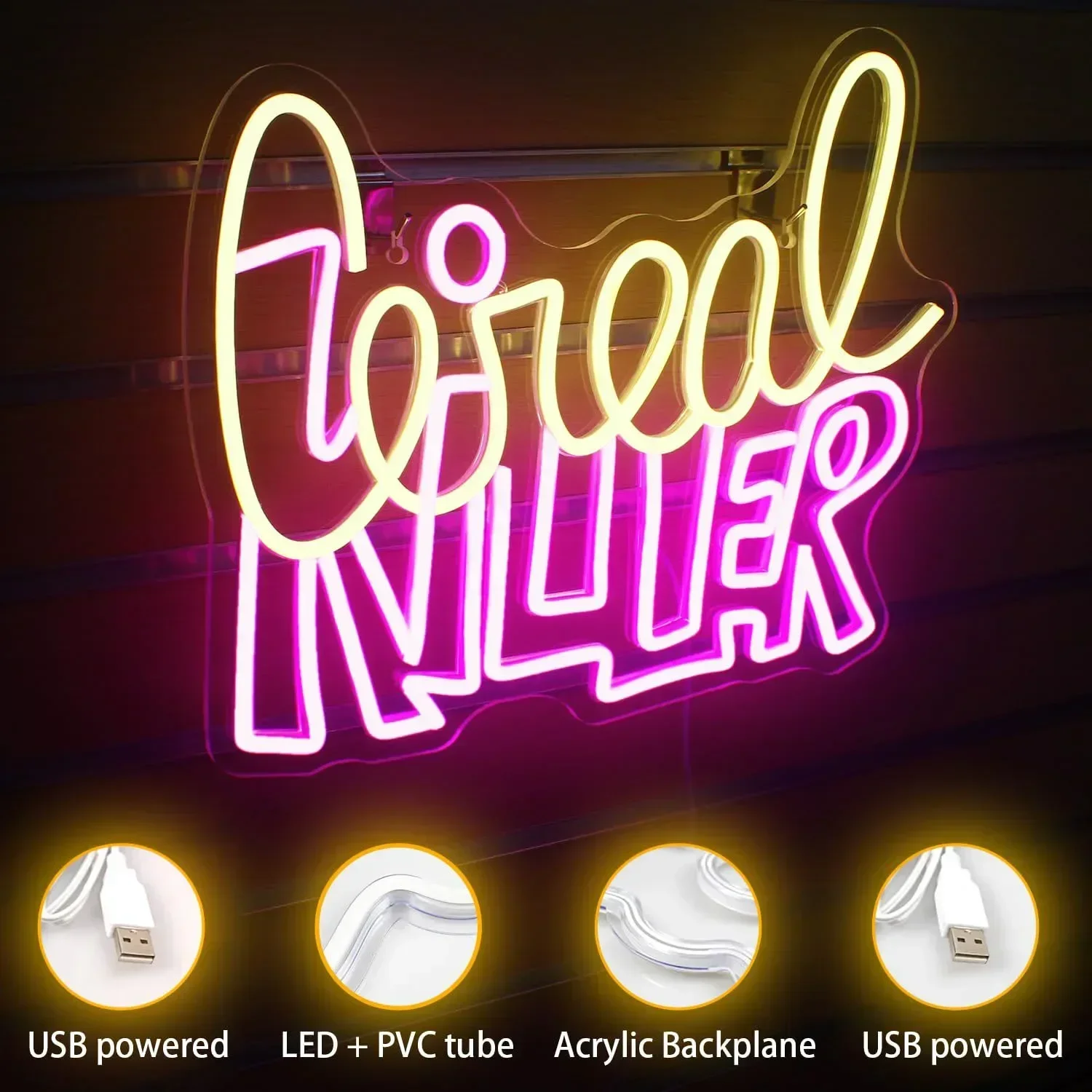 Cereal Killer Neonbord LED Wan - Commercial Kitchen Quotes recensie en prijs