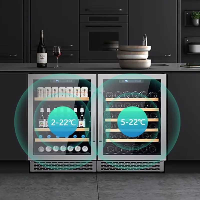 Wijnkoelkast met dubbele glaze - Commercial Kitchen Zones recensie en prijs