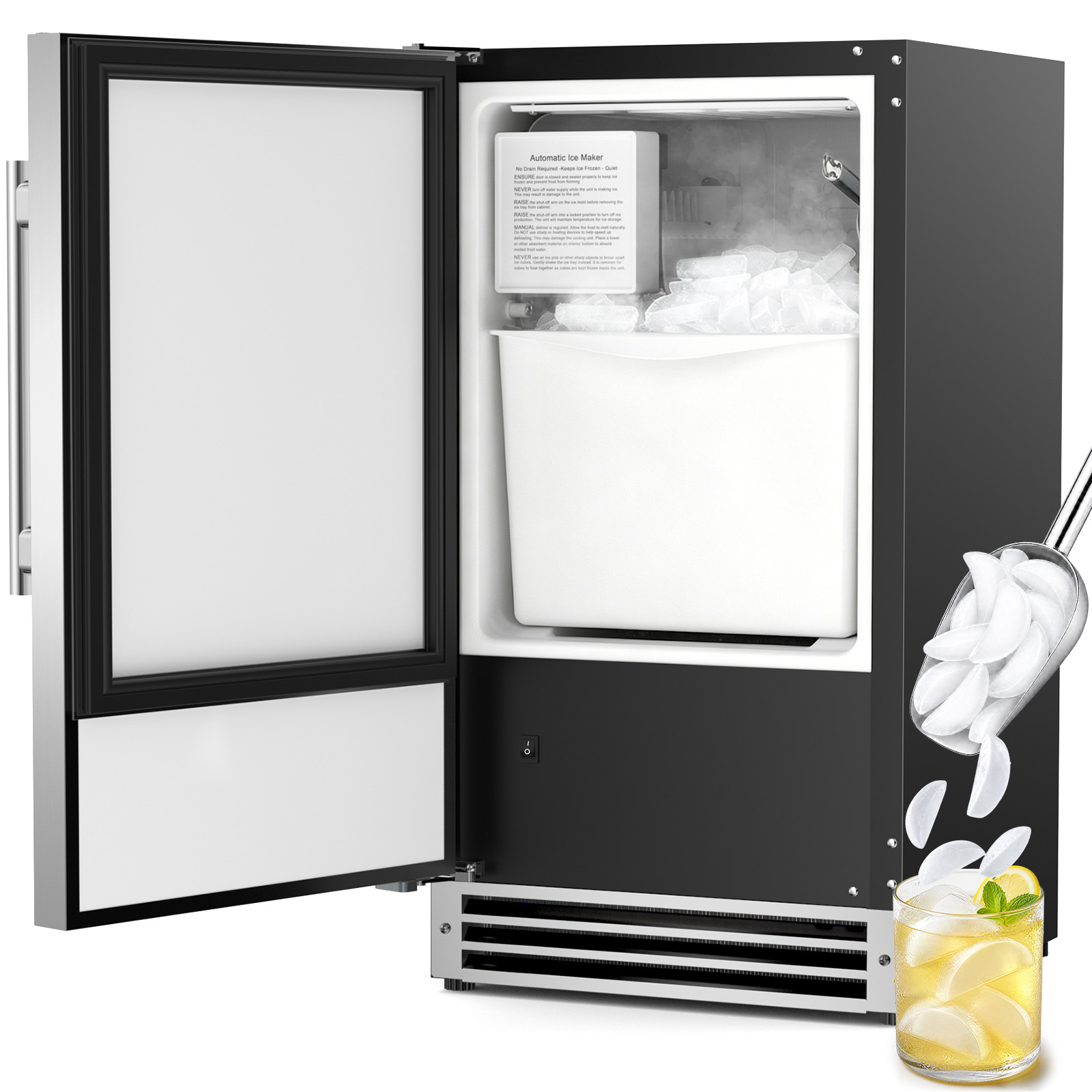 Onderbouw-ijsmaker, halvemaanv - Commercial Kitchen Counter recensie en prijs