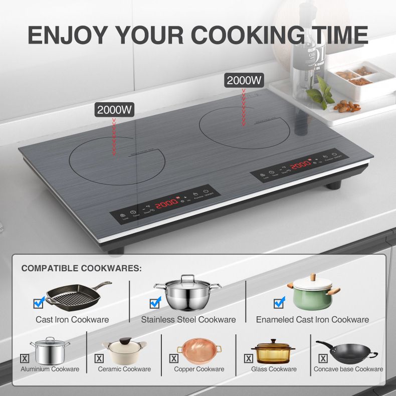 Inductiekookplaat met dubbele  - Commercial Kitchen Zones recensie en prijs