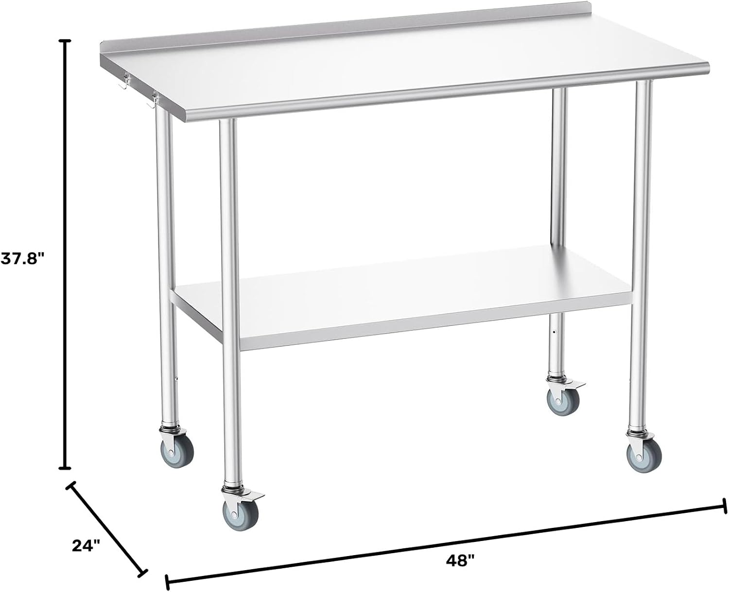 NSF-gecertificeerd roestvrijst - Commercial Kitchen Backsplash recensie en prijs