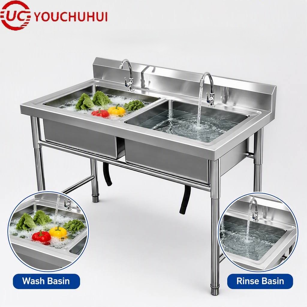 Commerciële vrijstaande dubbel - Commercial Kitchen Backsplash recensie en prijs