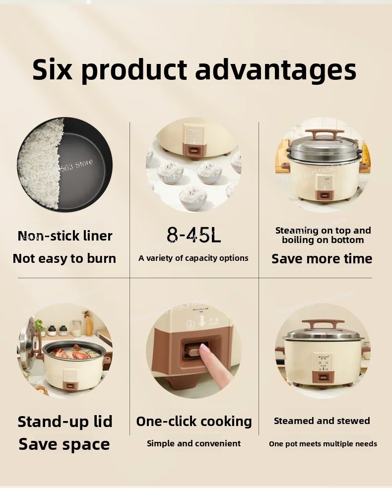 Commerciële oude stijl rijstko - Commercial Rice Cooker recensie en prijs